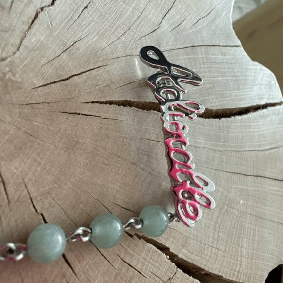 Christian Dior Jeweled Brooch Vintage Light Green Stone - Picture 3 of 5